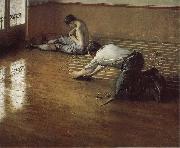 Gustave Caillebotte The worker plane the floor oil
